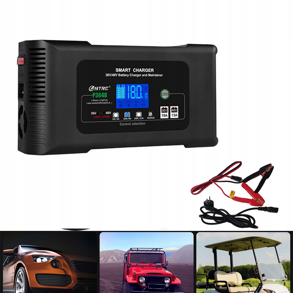 12/24V Usměrňovač Pro Baterii, Automatická Smart Nabíječka