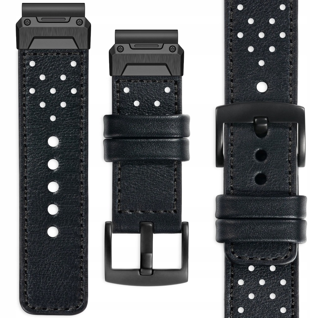 Pásek pro Garmin QuickFit 26 mm Fenix 8X 7X 6X 5X kožený, ručně vyrobený Movear