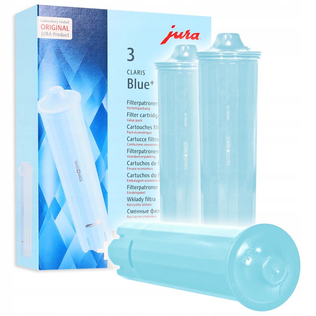 3 x vodní filtr Claris Blue pro kávovar Jura