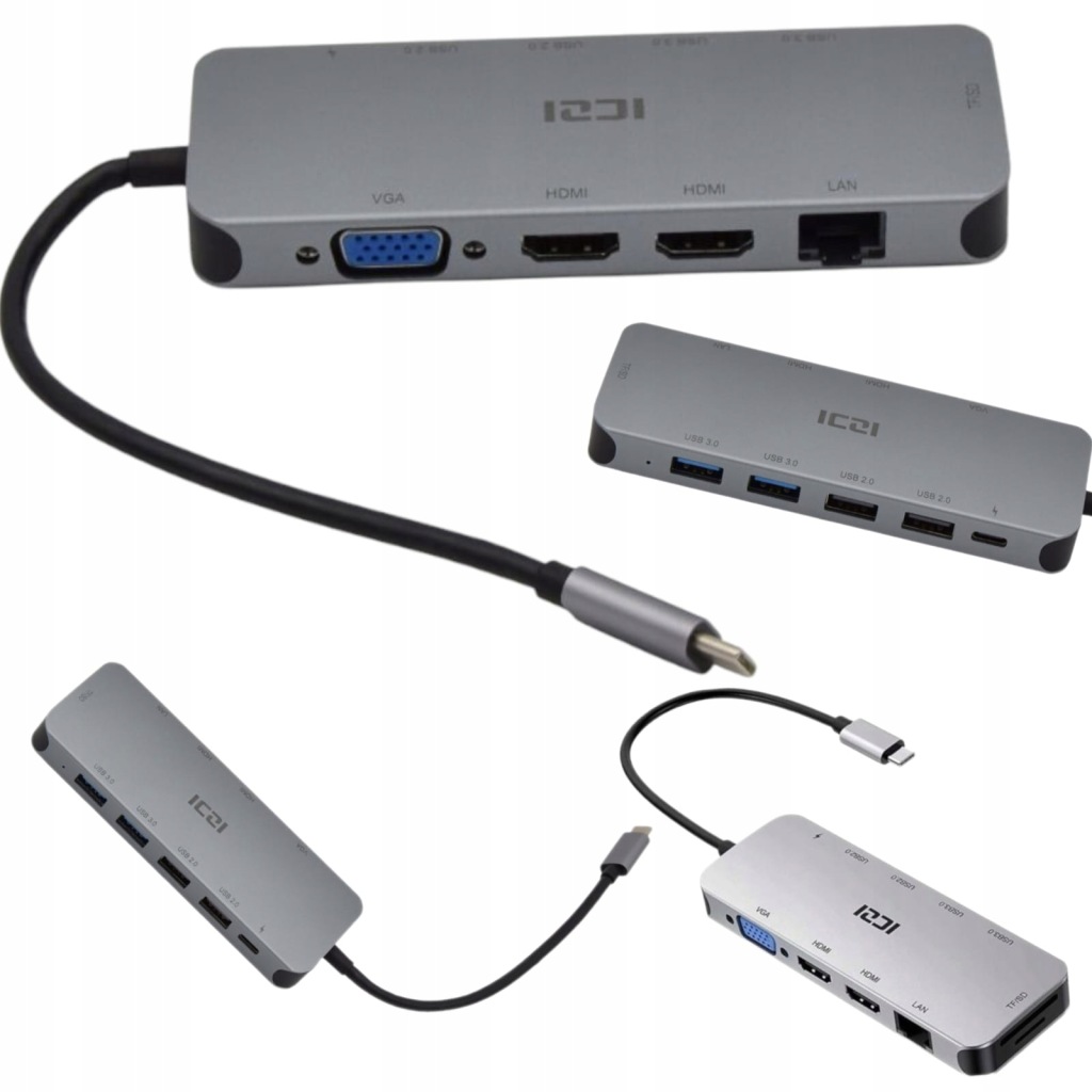 Dokovací Základna Pro Notebook Hiro, Stanice S Funkcí Nabíjení, Nabíjí Usb-c