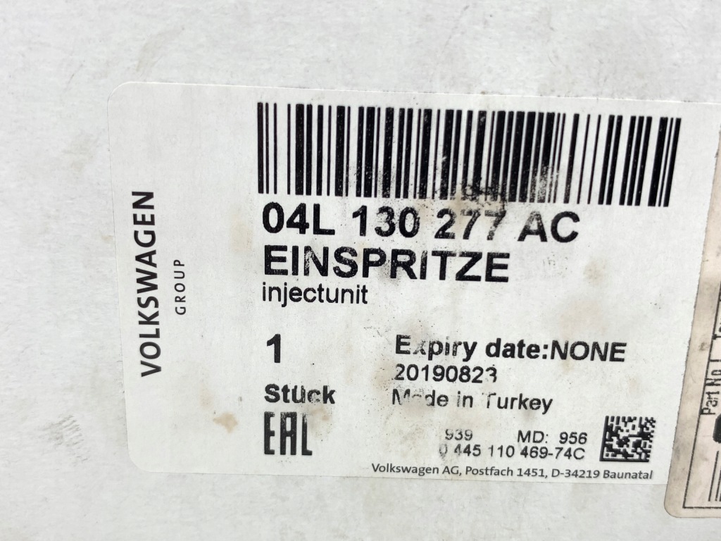 Audi VW Seat Skoda 2.0TDI Wtryskiwacz 04L130277AC — zdjęcie 6
