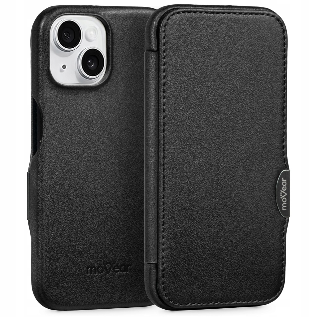 Pouzdro na iPhone 15 MagSafe Premium Obal na pouzdro knihy Movear