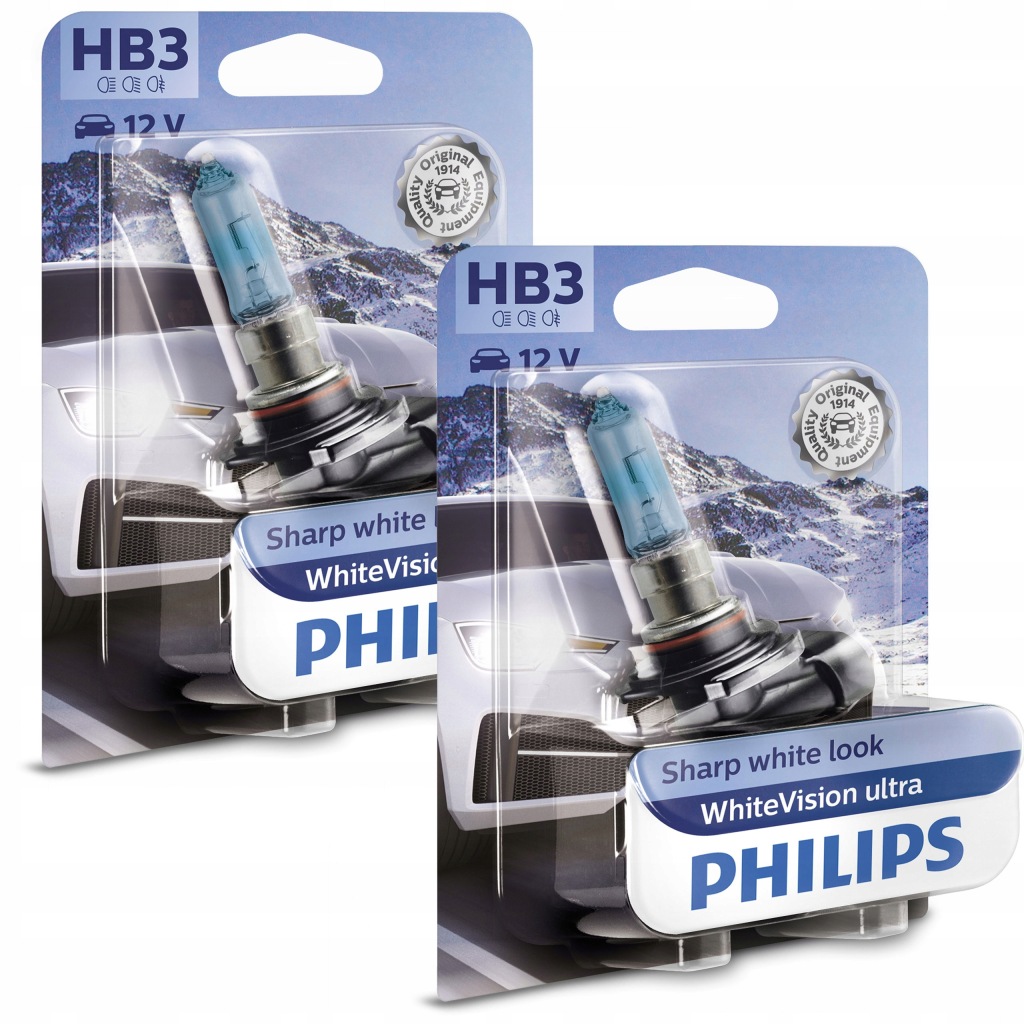 Philips Žárovky White Vision Ultra HB3 3800K