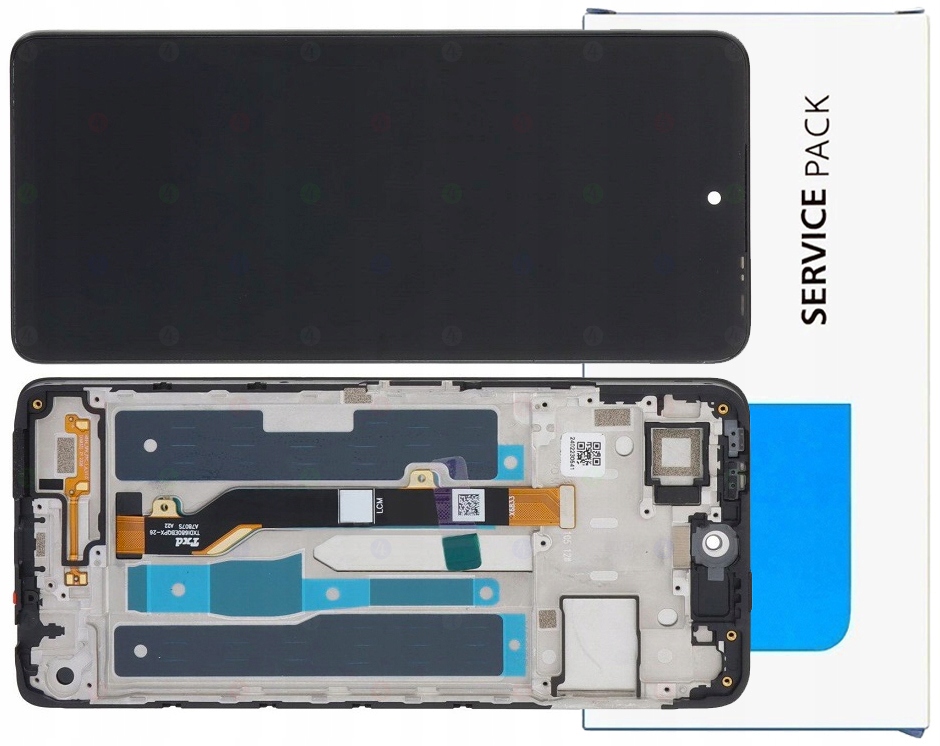 Displej Pro Infinix Note 30 X6833B Originální LCD Obrazovka Rámeček