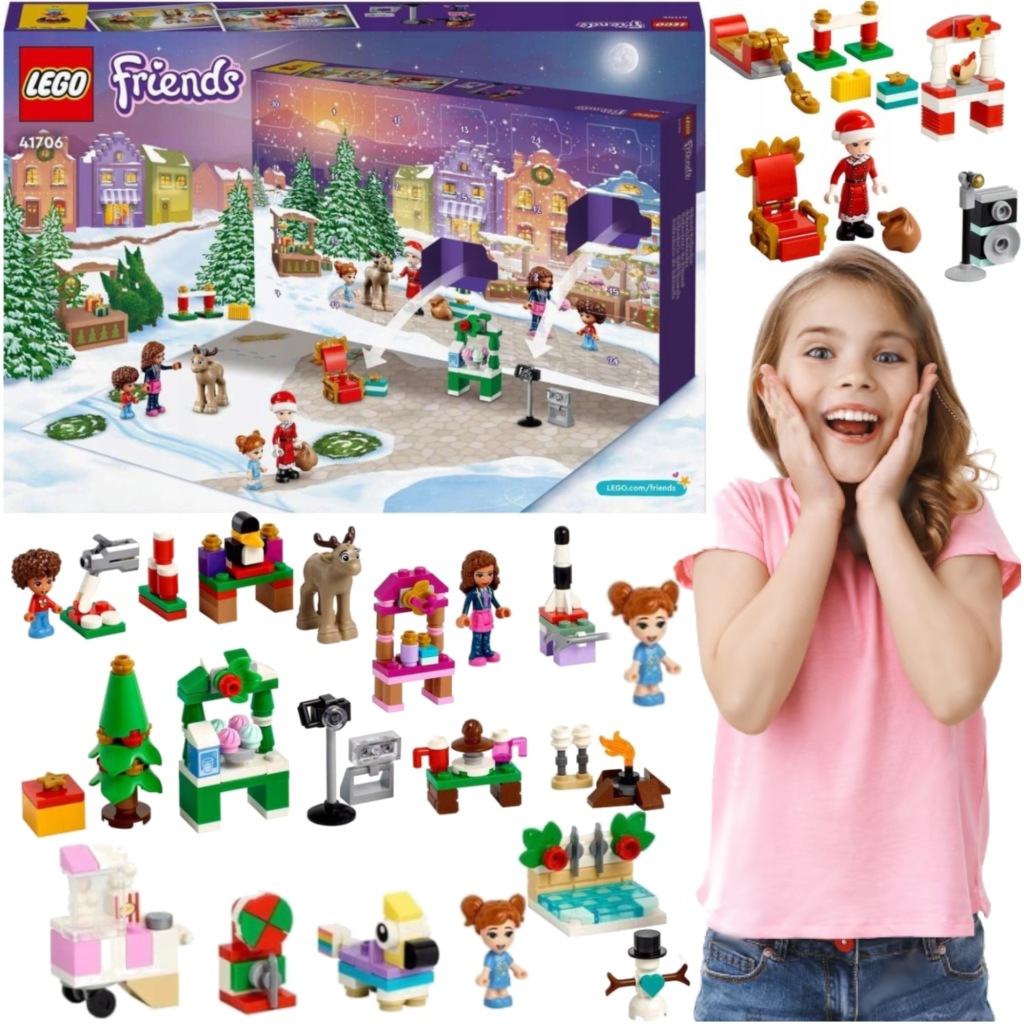 Lego Friends Dárkový Adventní Kalendář Pro Děti