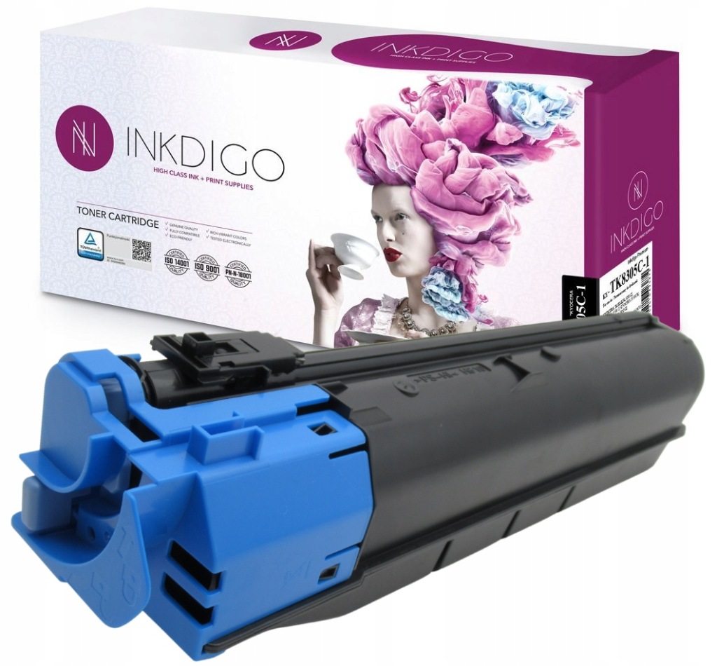 Toner do tiskárny Kyocera 3050ci TK-8305C Cyan