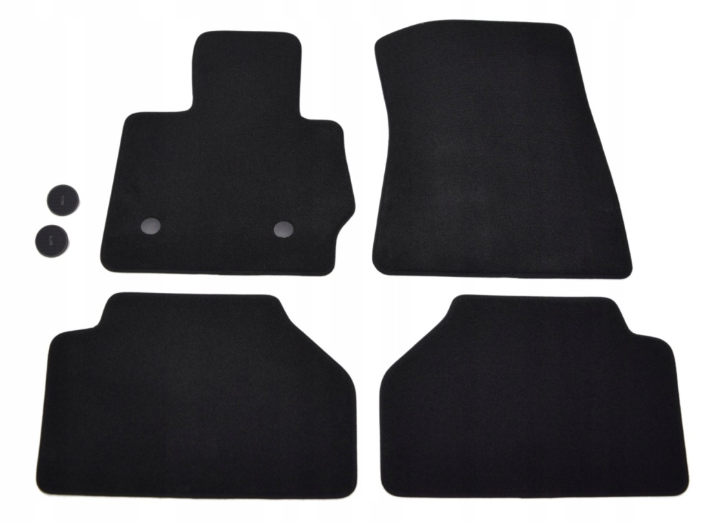 Bmw X3 F25 2011-2017 Suchý Zip Černé velurové koberce – Gold Plus.