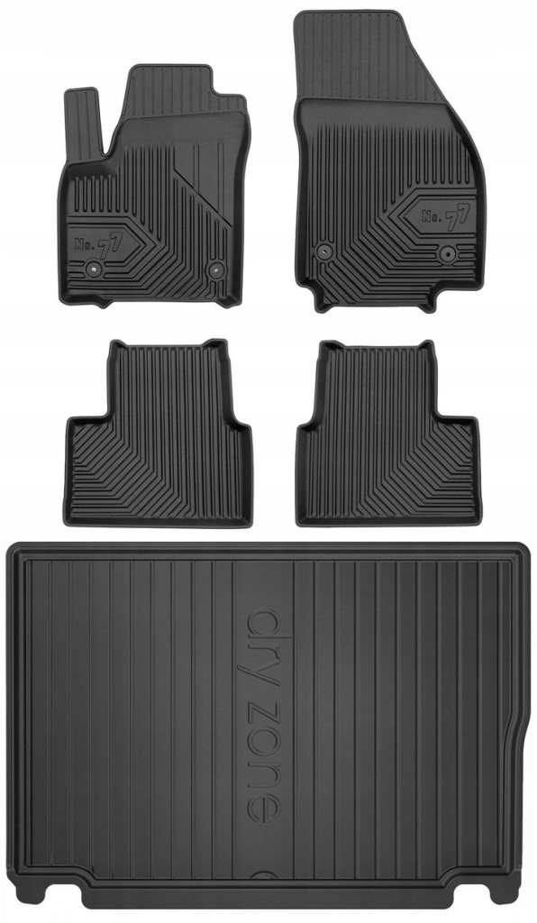 Set 77 Koberce a rohože Opel Meriva B 2010-2017 g