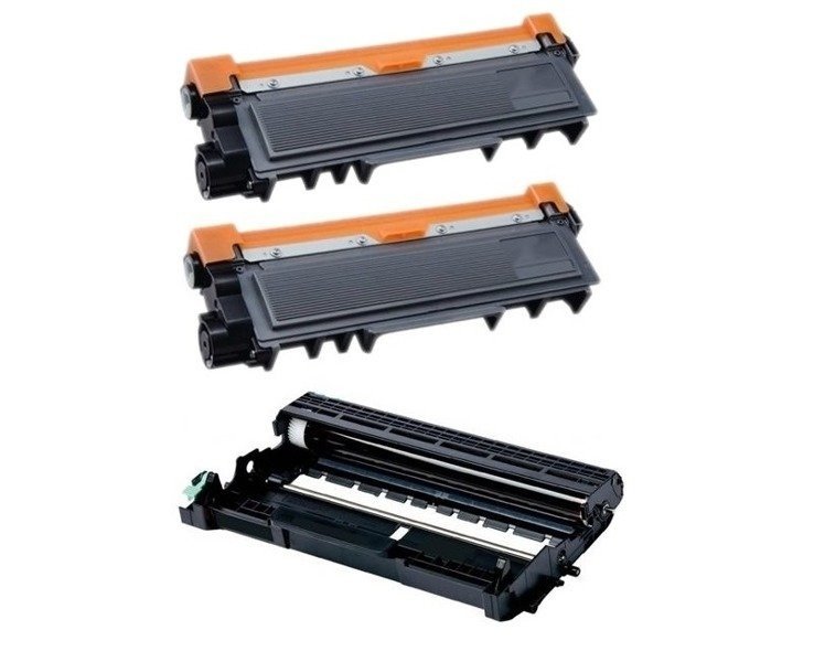 Sada 2x Toner pro Brother TN2320 Buben DR2300
