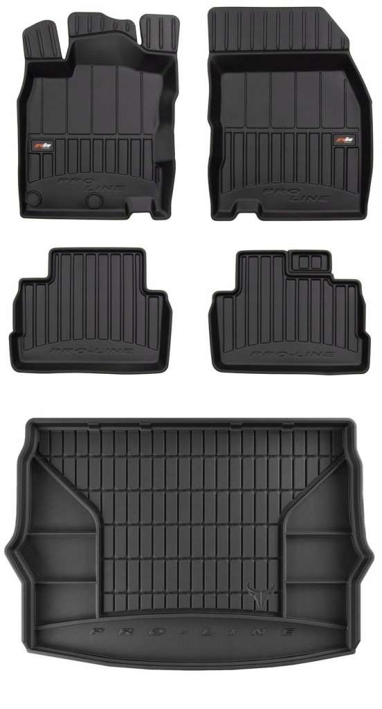 Set 3D gumové rohože Nissan Qashqai 2 2013-2021 g