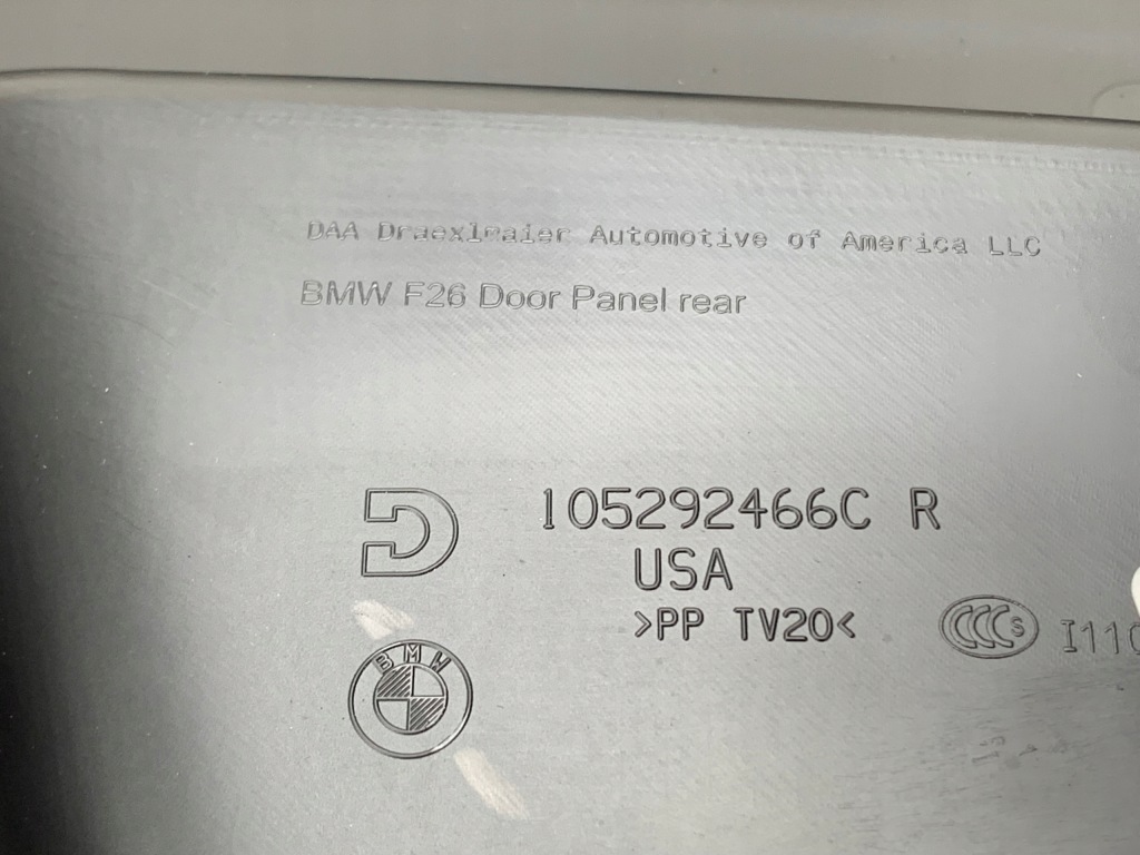 BMW X4 F26 Tapicerka Drzwi Tylna Prawa 7394446 — zdjęcie 8