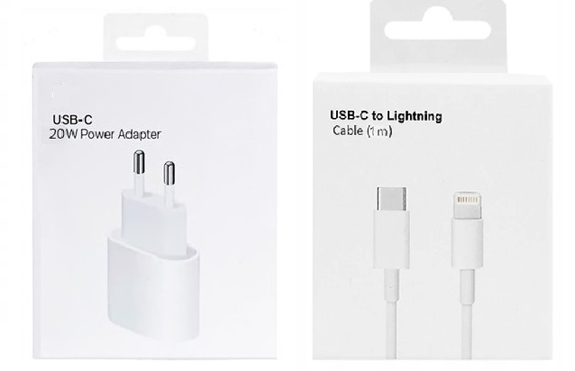 Nabíječka 20 W a kabel Usbc Lightning 1 m pro nabíjení IPhonu 8, X, 11,12,13,14