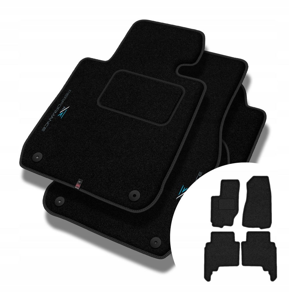 Velurové koberce Performance pro Jeep Grand Cherokee III (wk) 2004-2010