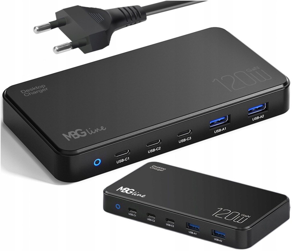 Rychlá Usb nabíječka Napájecí adaptér GaN 120W pro notebook QC3.0 Pps PD100W