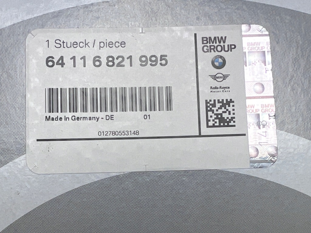 BMW F20 F30 F32 F80 F82 F83 F87 Filtr Kabinowy Przeciwpyłkowy Nowy 6821995 — zdjęcie 3