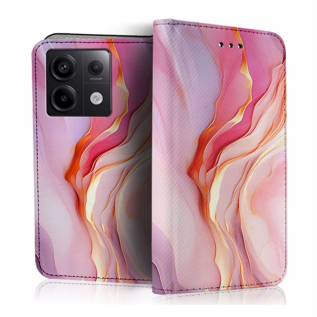Pouzdro S Klopou Na Telefon Xiaomi Note 13 Pro 5G Pouzdro Peněženka Vzory Sklo