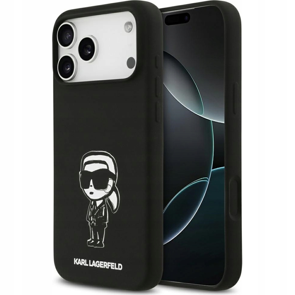 Pouzdro Karl Lagerfeld pro iPhone 17 Pro Max, MagSafe, silné, módní pouzdro na kryt