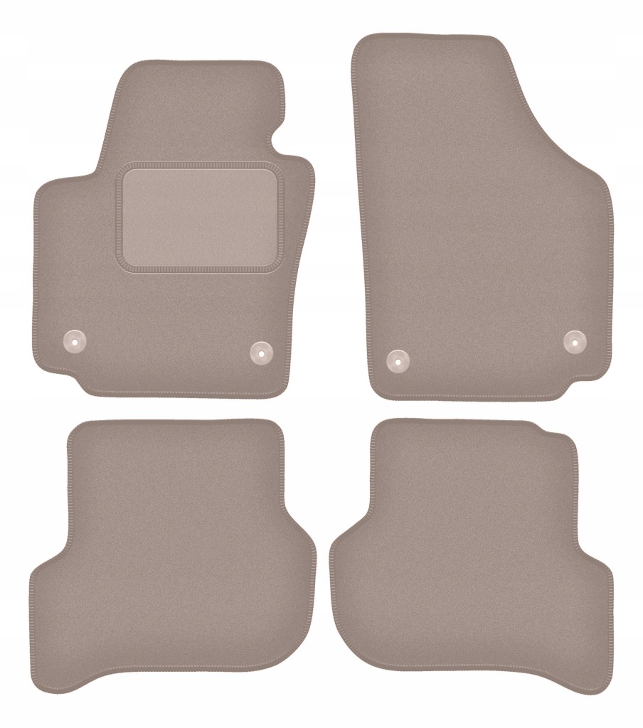 Velurové autokoberce: Seat Altea minivan (08.2008-2015)