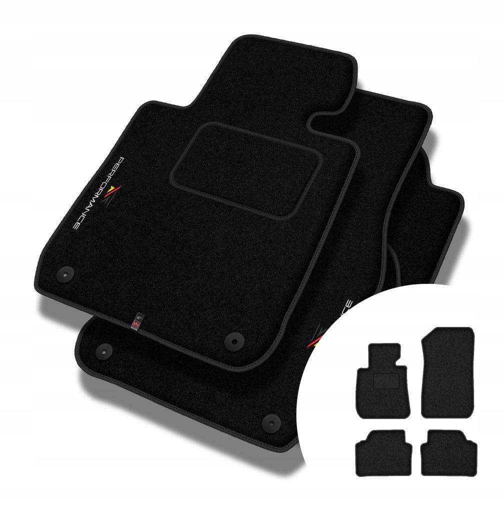 Velurové koberce Performance pro Bmw řady 3 E90 2004-2011