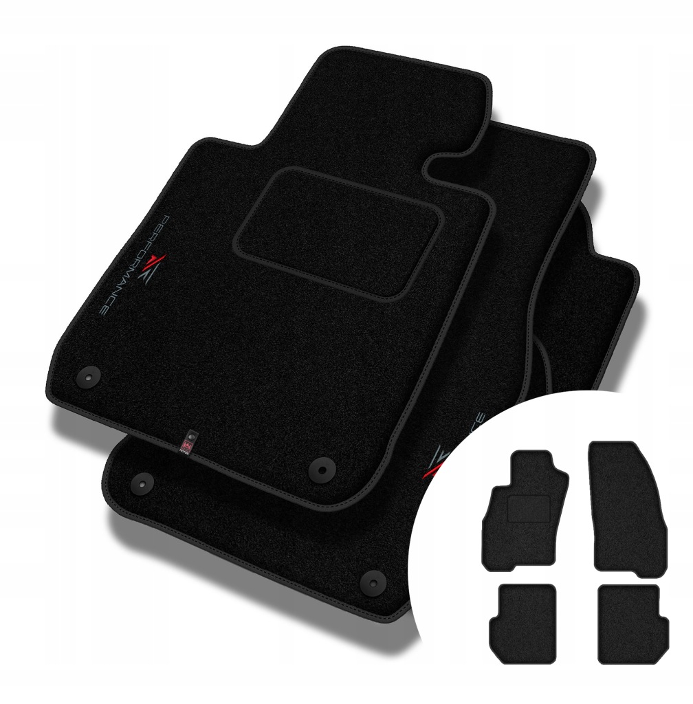 Velurové koberce Performance pro Fiat Punto Evo 2009-2012