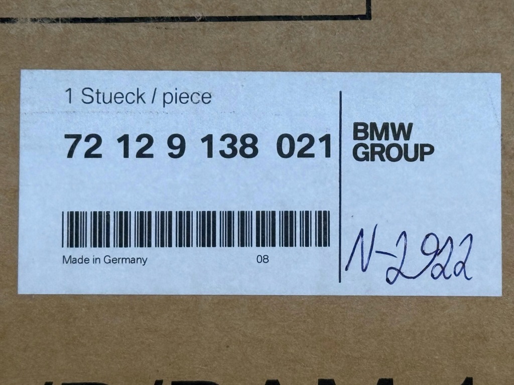 BMW 5 F07 F07 Lci Kurtyna Poduszka Powietrzna Lewa Airbag Nowa OE 9138021 — zdjęcie 6