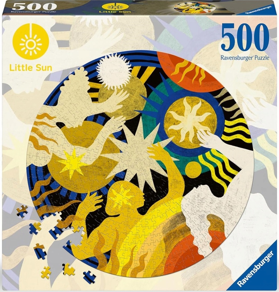 Skládačka Puzzle Barevná sada Malé Slunce pro skládání Kreativní zábava