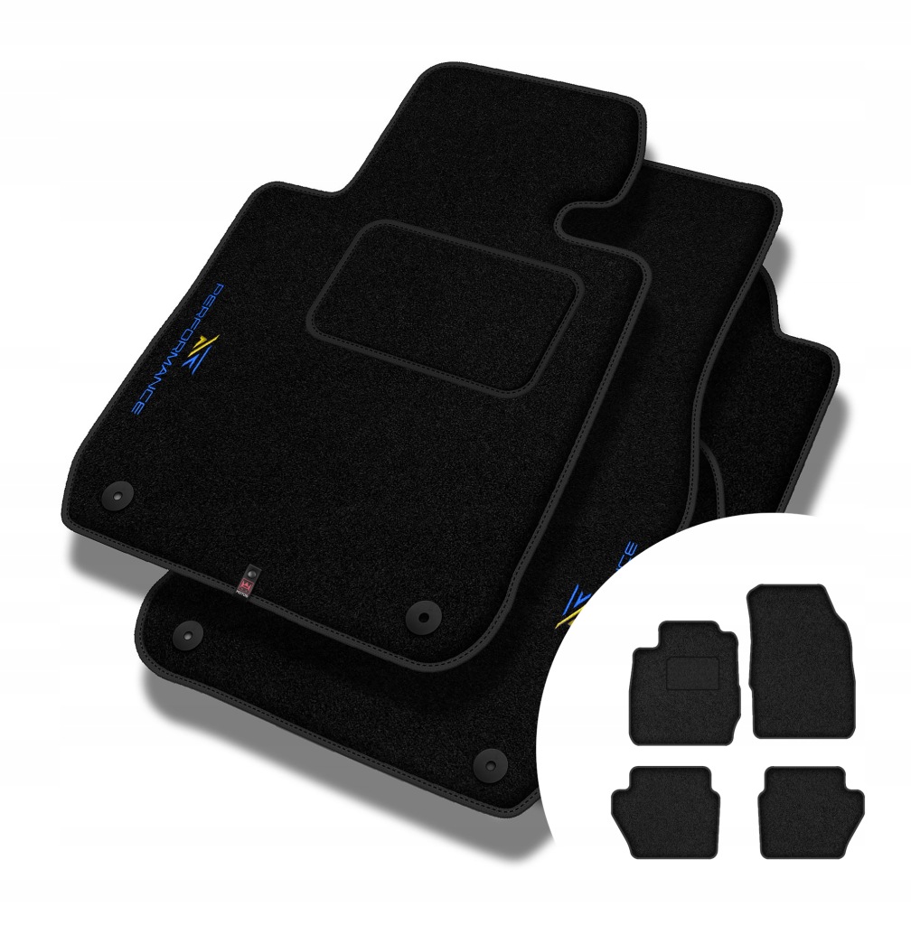 Velurové koberce Performance pro Ford Fiesta VI 2008-2012
