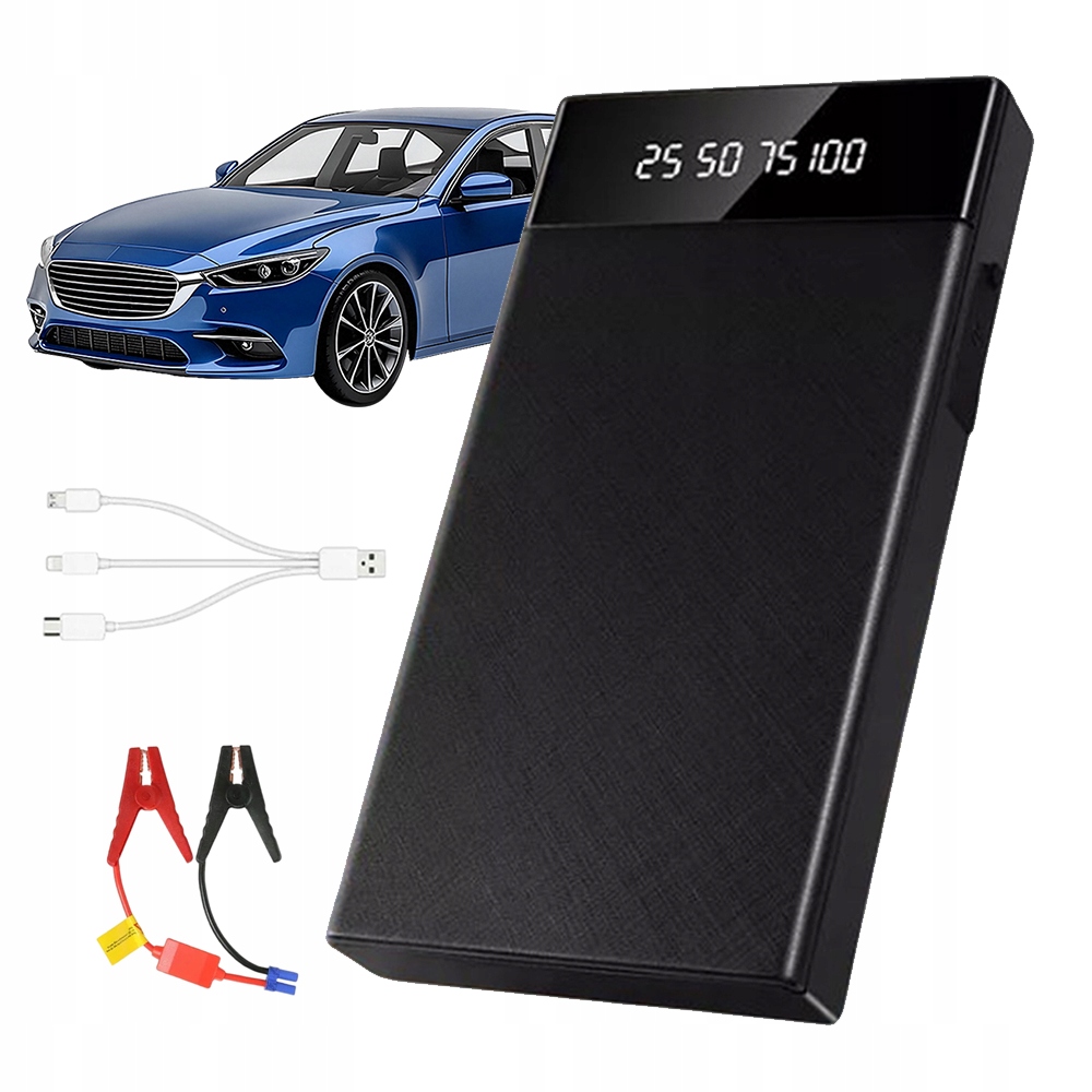 Powerbanka Jump Starter Startovací Zdroj Power Booster Pro Auto 10000MAH Usb