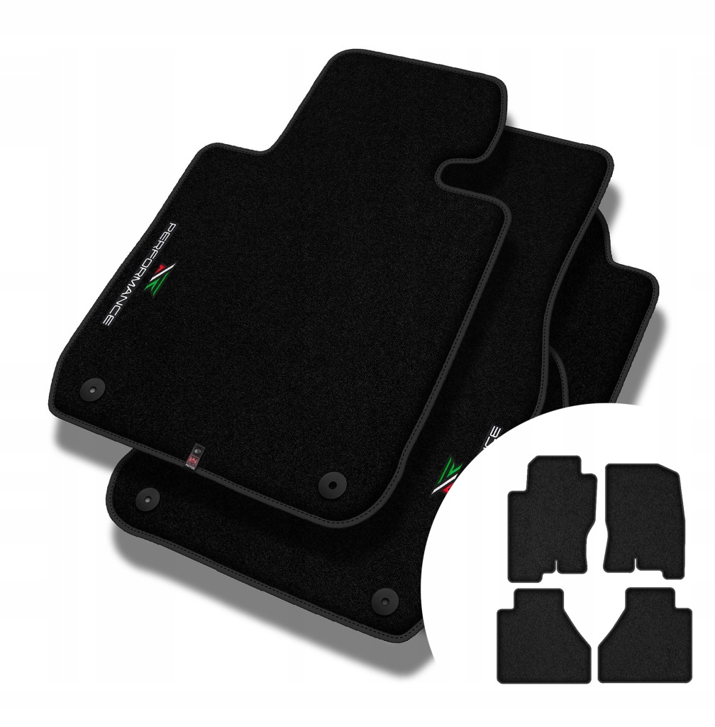 Velurové koberce Performance Premium pro Nissan Navara III 2007-2014
