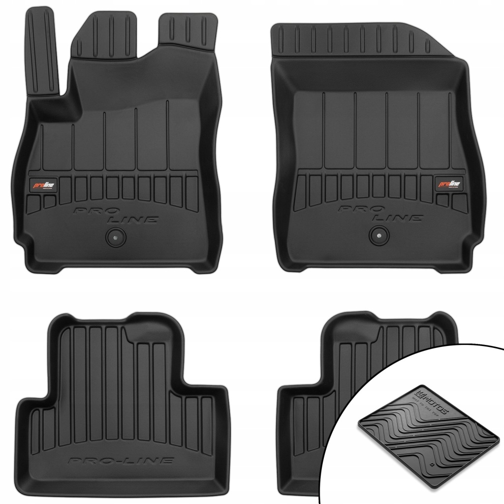 Gumové 3D koberce Chevrolet Orlando I 2010-2018 podložka bonus