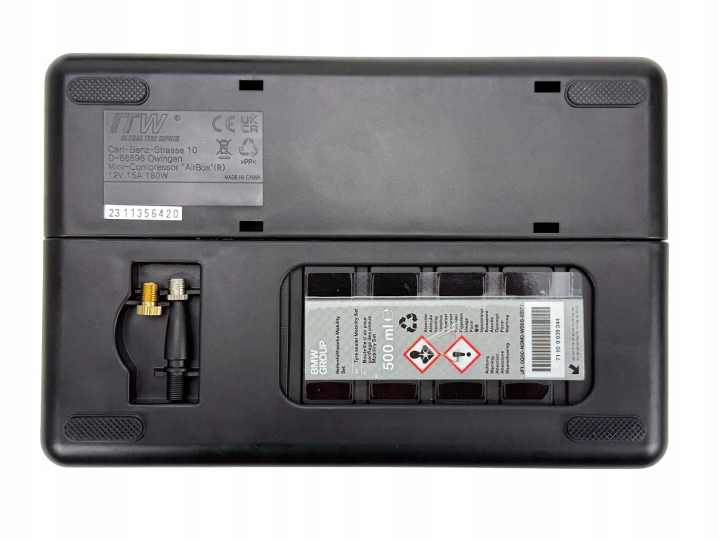 Mini zestaw naprawczy kół koła opon Kompresor Mobility Set 71102333675 Nowy — zdjęcie 6