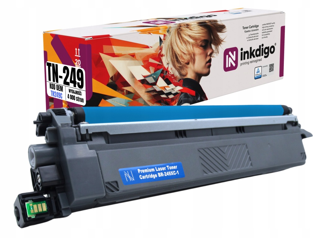 Modrý Toner Brother TN249 HL-L8230 HL-L8240 MFC-L8340 MFC-8390 TN-249XL