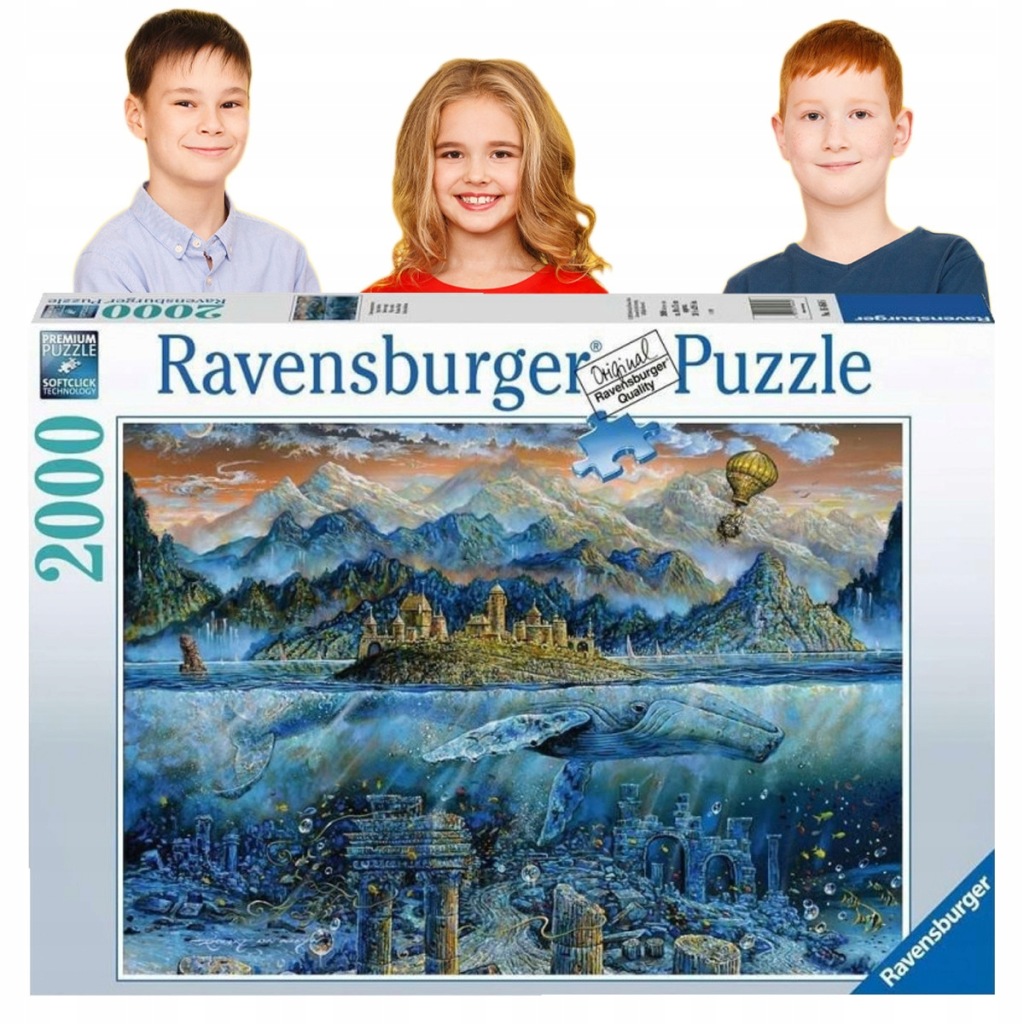Puzzle 2000 Pro Dospělé Velryba Moudrost Fajn Absolutní Favorit Dětí