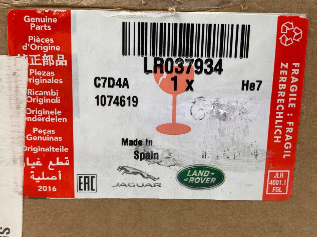 LAND ROVER Discovery V Airbag Poduszka Powietrzna Pasażera Nowa OE LR037934 — zdjęcie 6