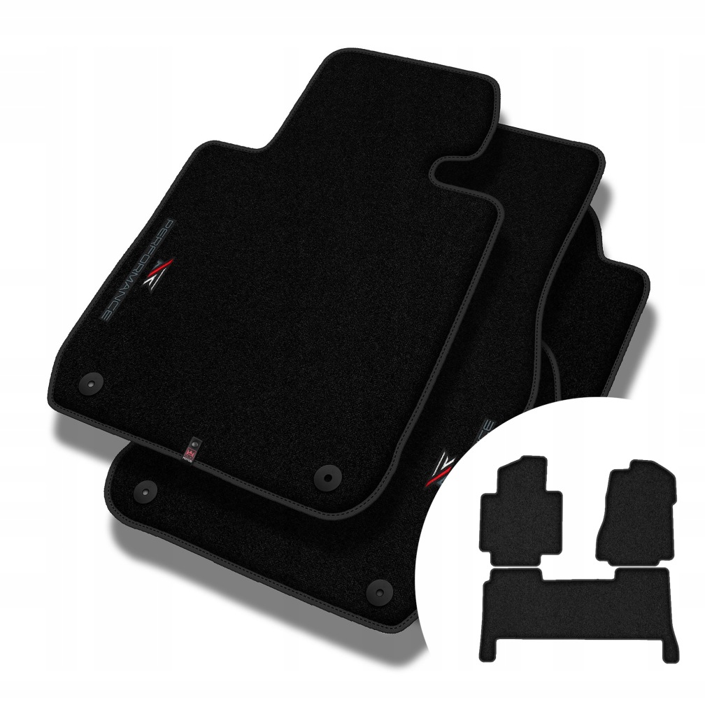 Velurové koberce Performance pro Nissan NV200 2009-2019 5 osob