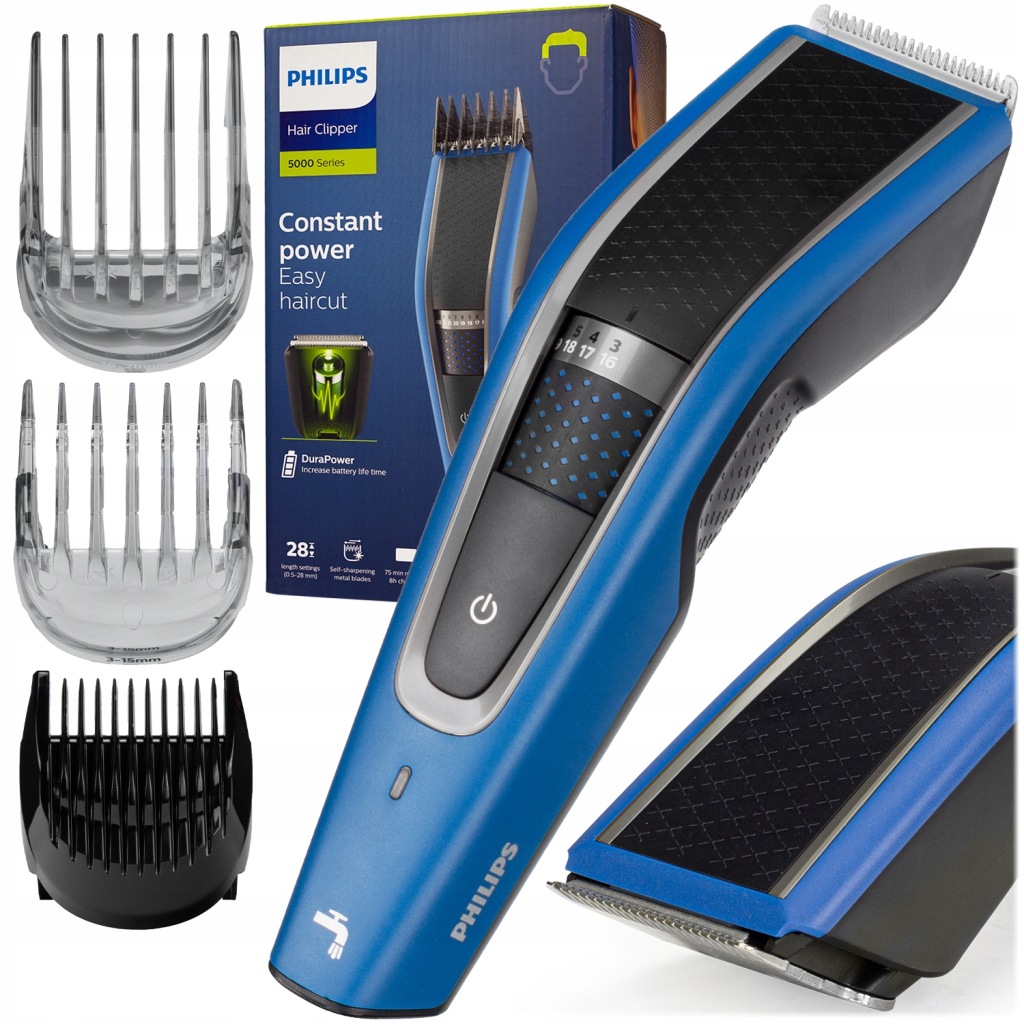 Stříhací Strojek Na Vlasy Holicí Strojek Philips DualCut HC5612 3 hřebeny