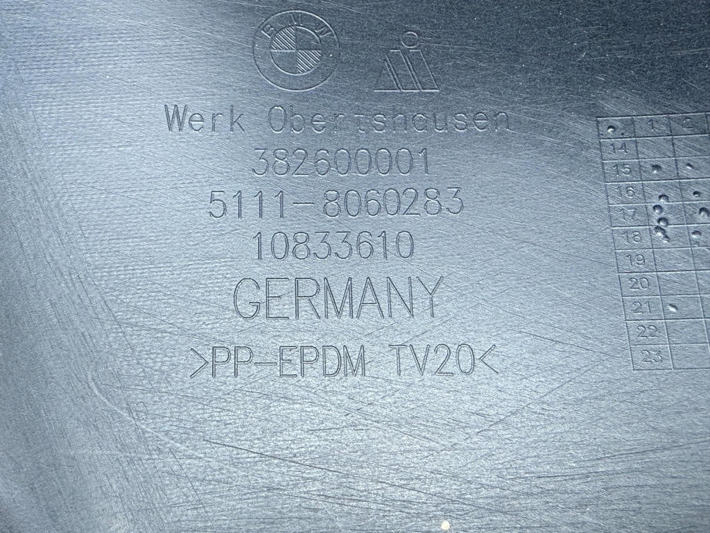 BMW 1 F20 F21 Lci Zderzak Przedni Przód M-Pakiet Nowy OE 8060283 — zdjęcie 6
