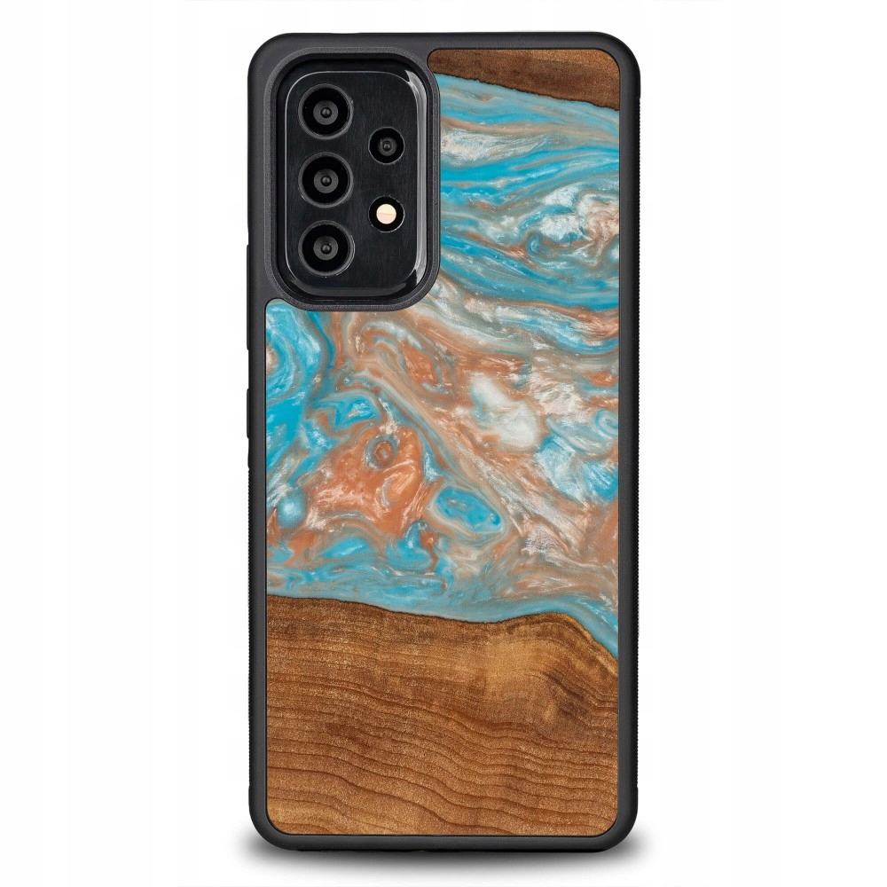 Pouzdro Bewood Unikátní pro Samsung Galaxy A73 5G Planety Saturn