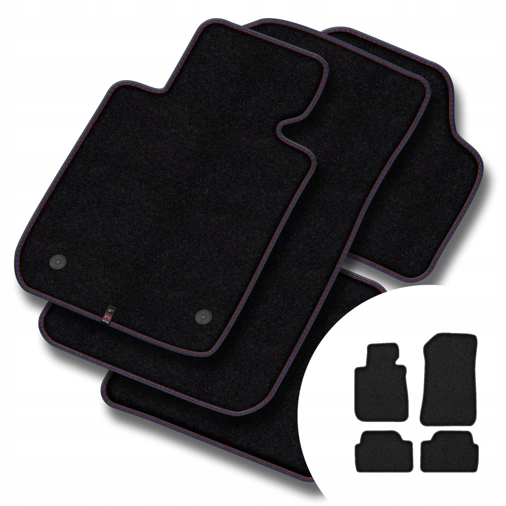 Velurové koberce Premium pro Bmw řady 1 E81 2004-2011