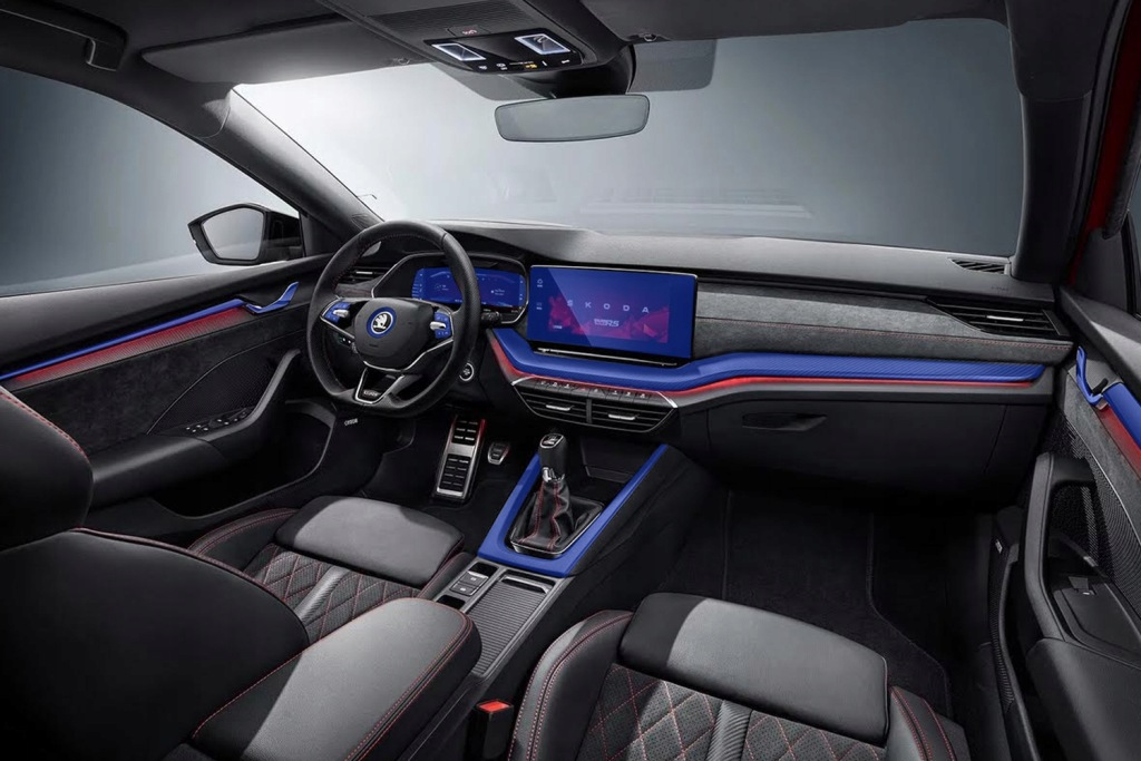 Fólie do interiéru Škoda Octavia IV Fl Průhledná ochrana