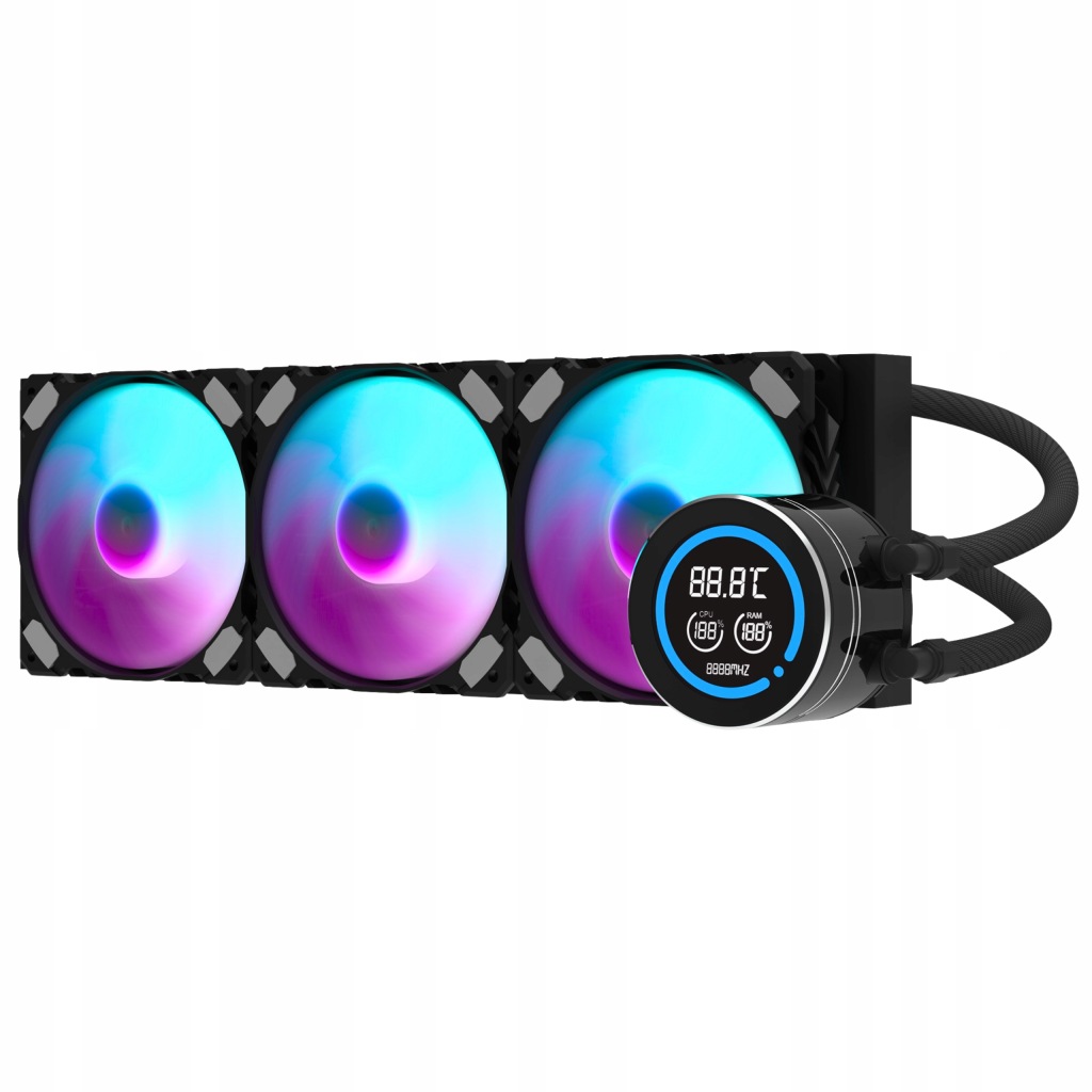 Vodní chlazení procesoru Darkflash DN-D360 4-PIN Pwm Argb AM5