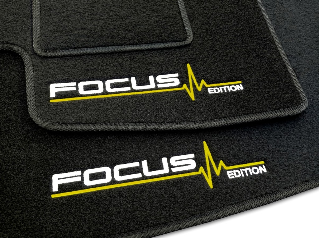 Velurové Koberce Ford Focus MK1-3d (1998-2004) 2x Focus Edition