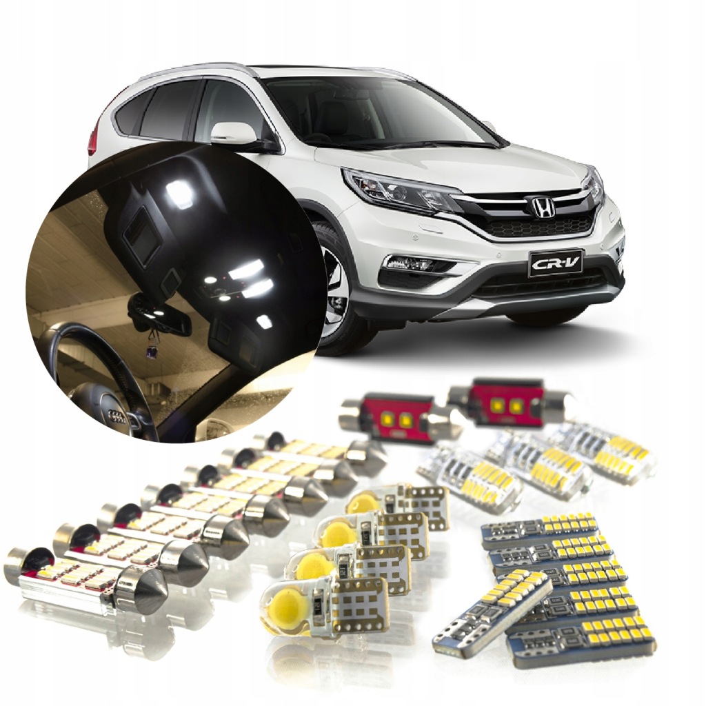 Honda Crv IV – Sada Led Osvětlení Interiéru! Vip