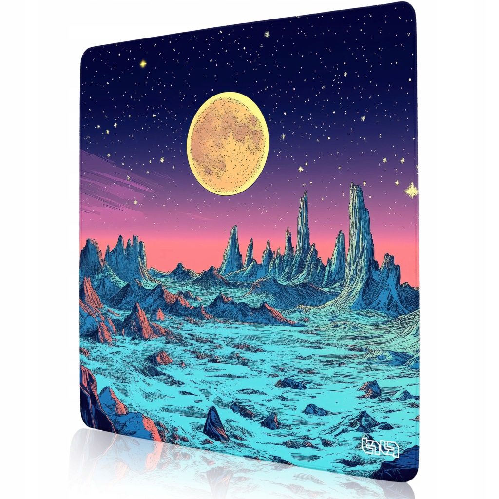 XXL Podložka Pod Myš Cosmic Horizon 50x50 Tilt Gamingová XL pro hráče