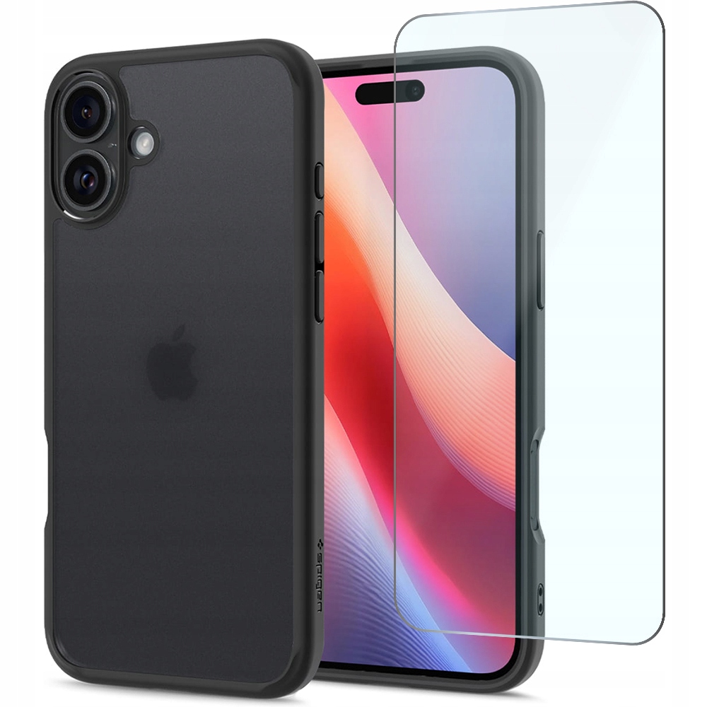 Pouzdro Spigen pro iPhone 16, silné, ochranné, stylové, pouzdro tvrzené sklo
