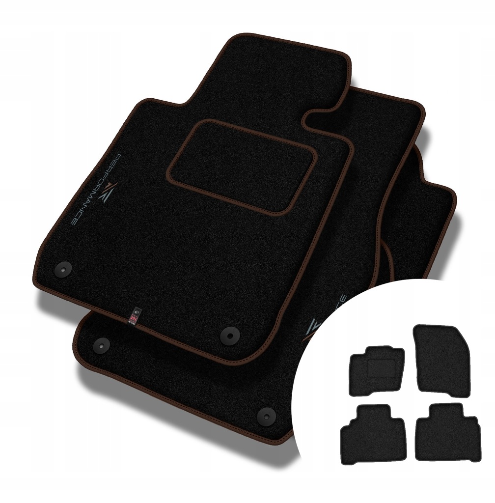 Velurové koberce Performance pro Ford S-max II 2010-2019