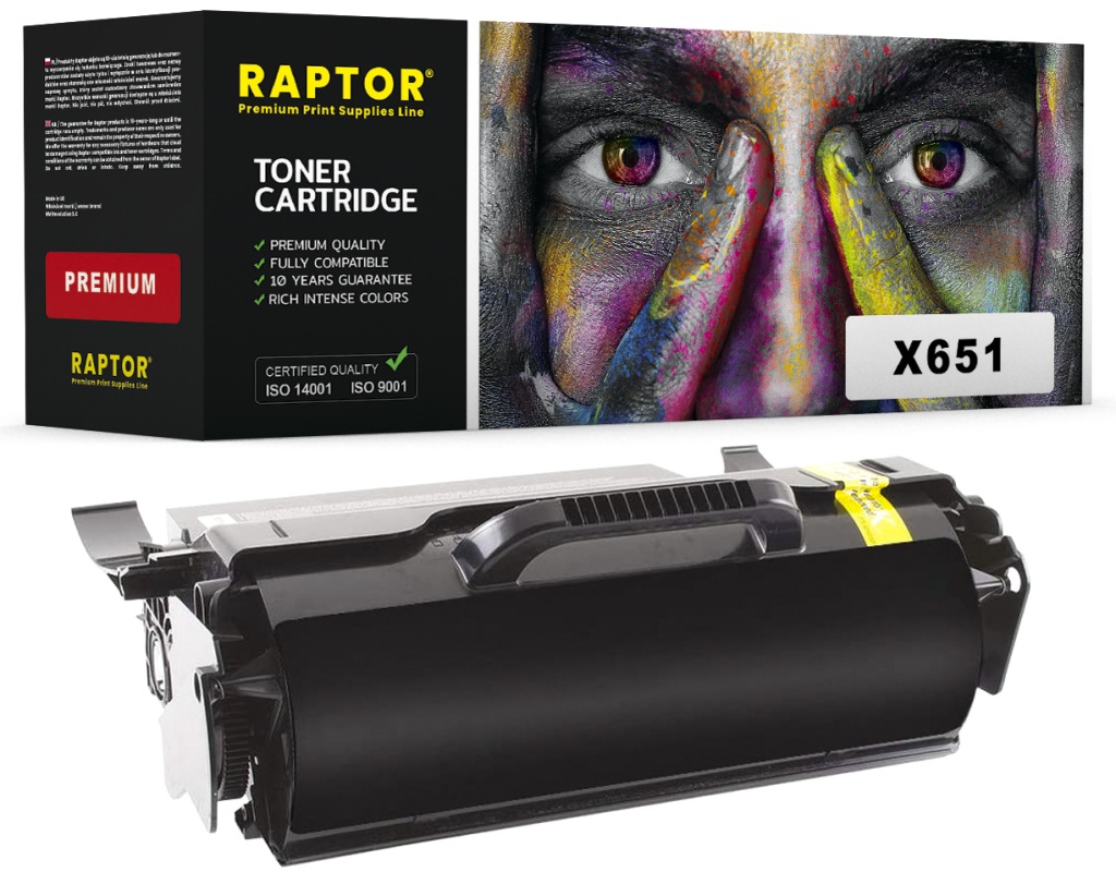 Toner Pro Lexmark X650 X651 X652 X654 X651H21E XL