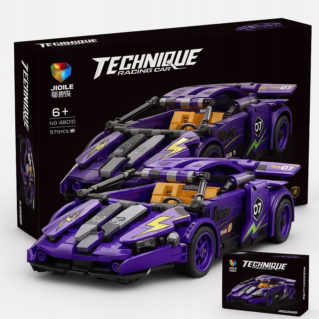 Stavebnice 570 Dílků – Sportovní Vůz Lamborghini 6+