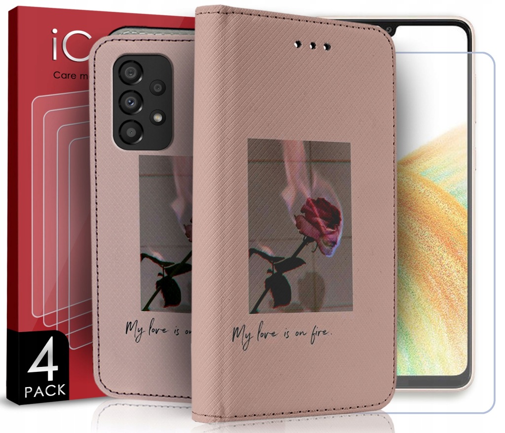 Pouzdro Pro Samsung Galaxy A33 5G Se Vzory Sklo x4
