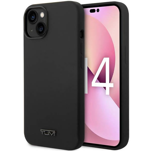 Tekuté silikonové Pouzdro na iPhone 14 Tumi Hardcase černé